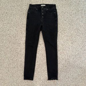 Madewell 10” high-rise skinny jeans. Size 26.